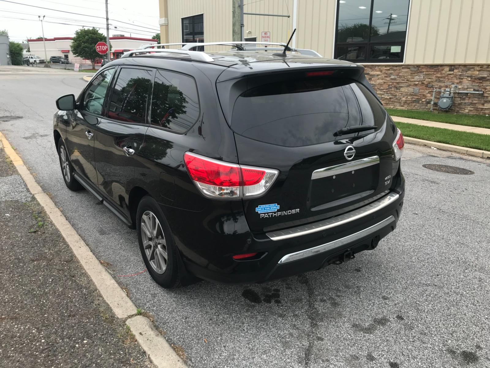 2014 Black /Black Nissan Pathfinder S (5N1AR2MM1EC) with an 3.5 V6 engine, Automatic transmission, located at 577 Chester Pike, Prospect Park, PA, 19076, (610) 237-1015, 39.886154, -75.302338 - 2014 Nissan Pathfinder: Only 108k miles, 3rd row seating, 4x4, new PA inspection, runs LIKE NEW! This vehicle comes inspected and has been given a bumper to bumper safety check. It is very clean, reliable, and well maintained. We offer a unique pay plan that is known for being the easiest and fas - Photo #5